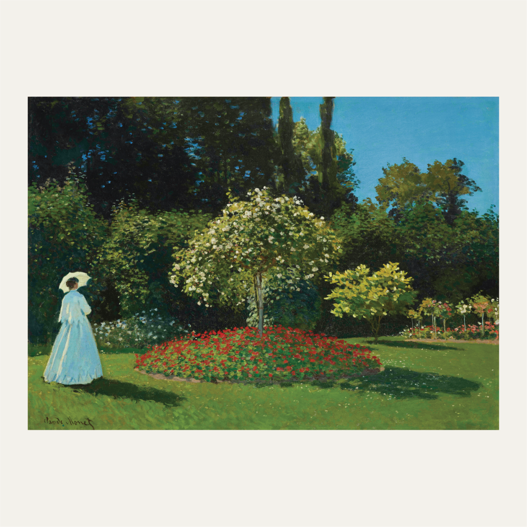 Lady in the garden