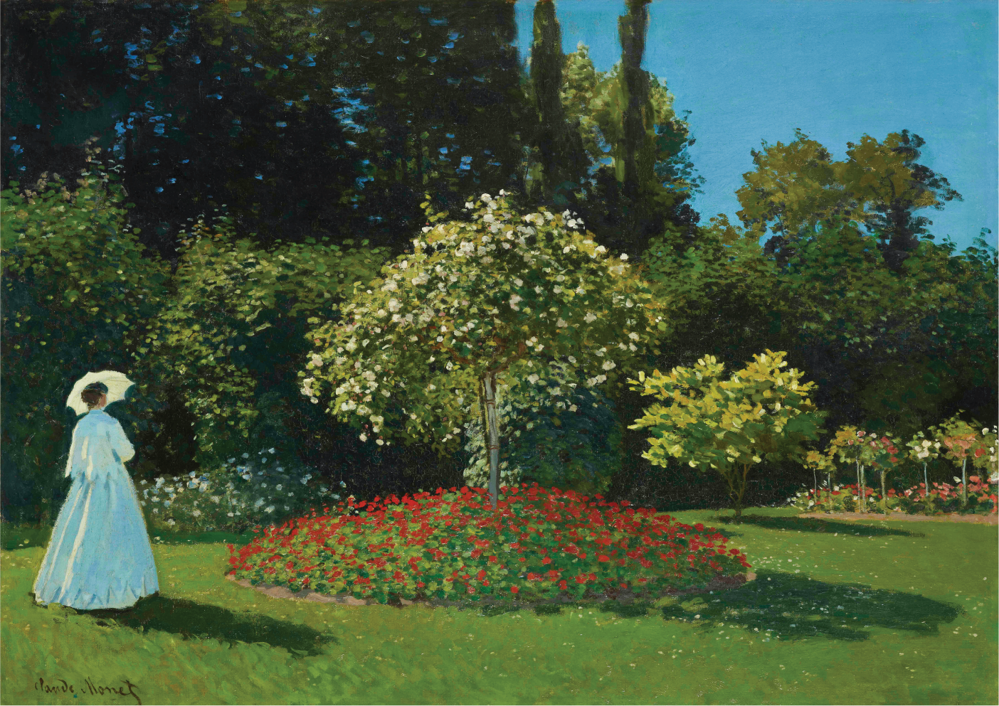Lady in the garden