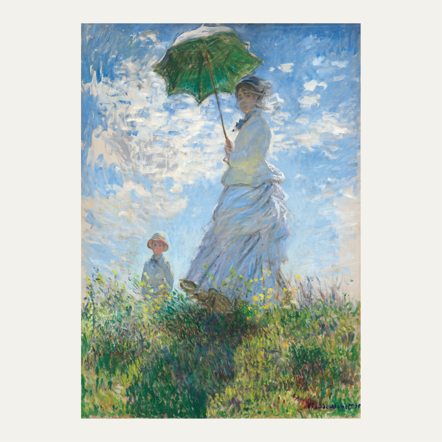 Claude Monet's Madame Monet and Her Son
