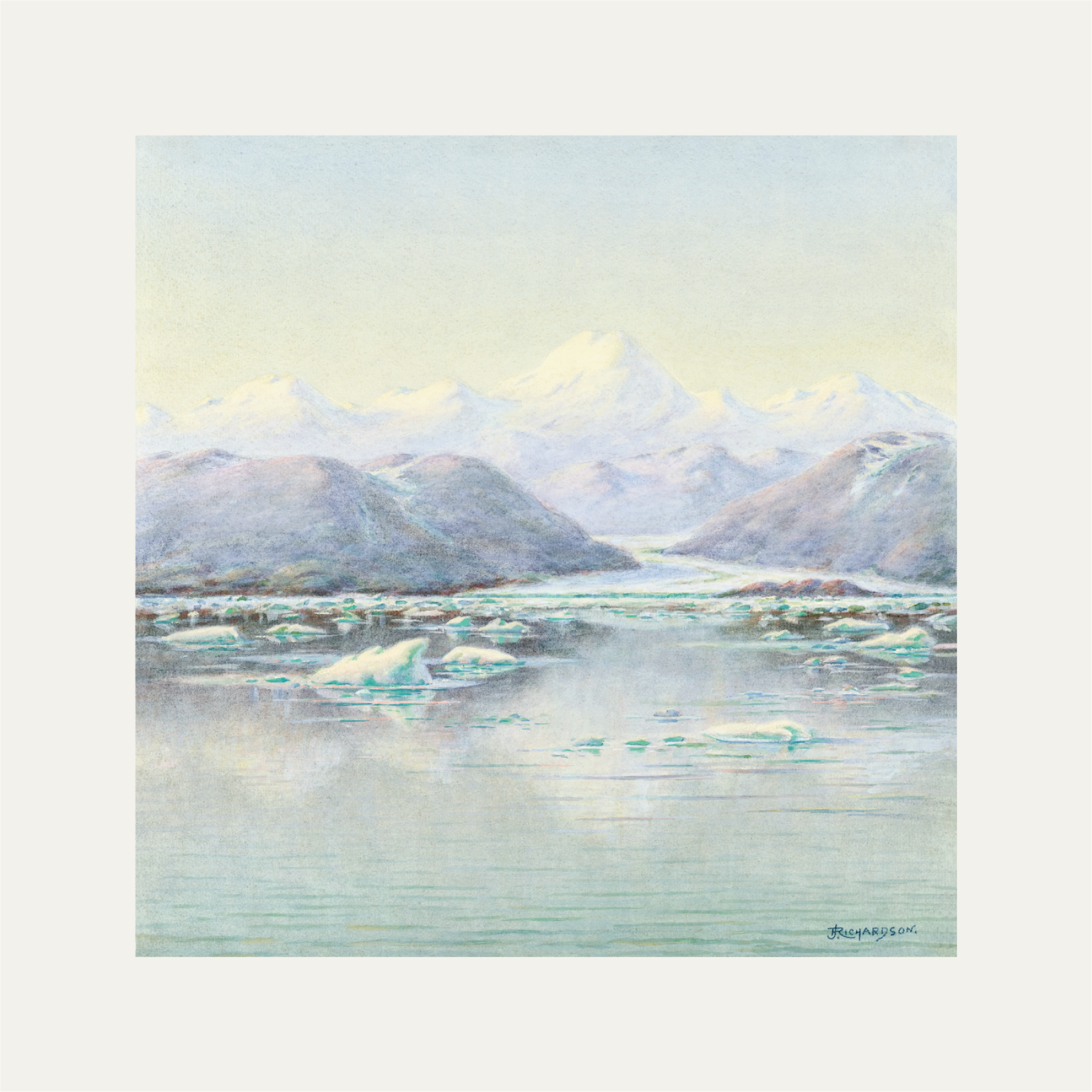 St. Elias Alps watercolour