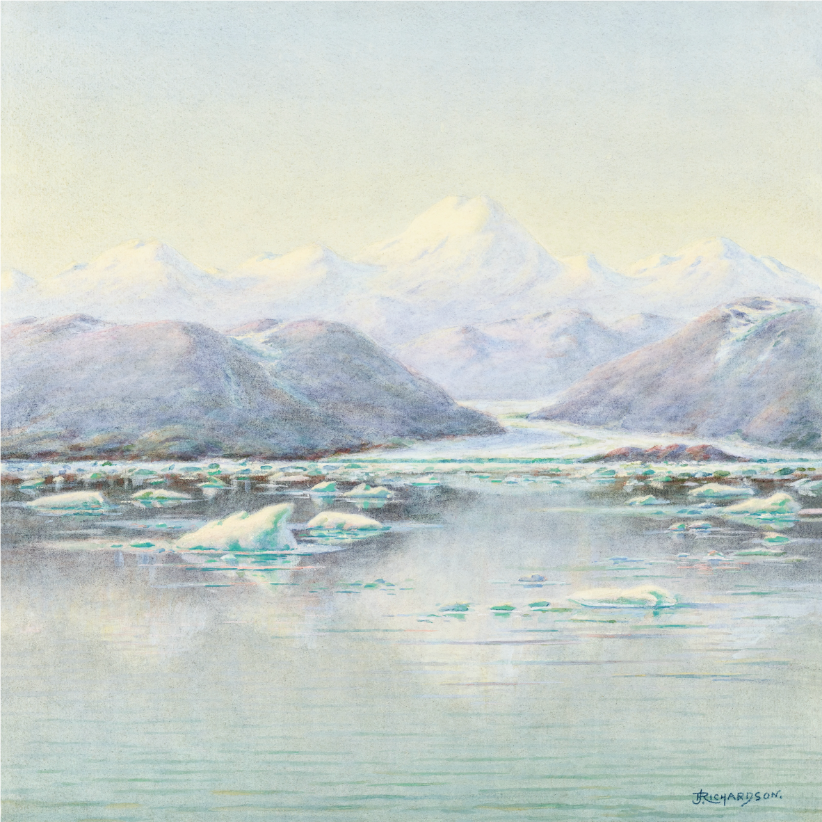St. Elias Alps watercolour