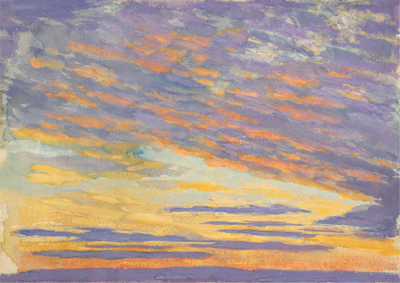 Study of clouds, Rome, Italy