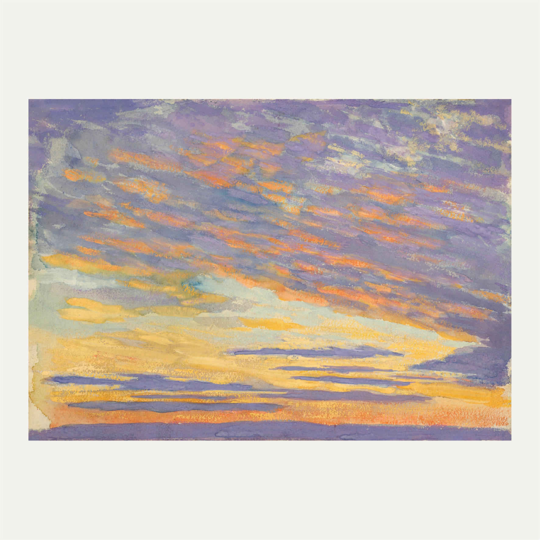 Study of clouds, Rome, Italy