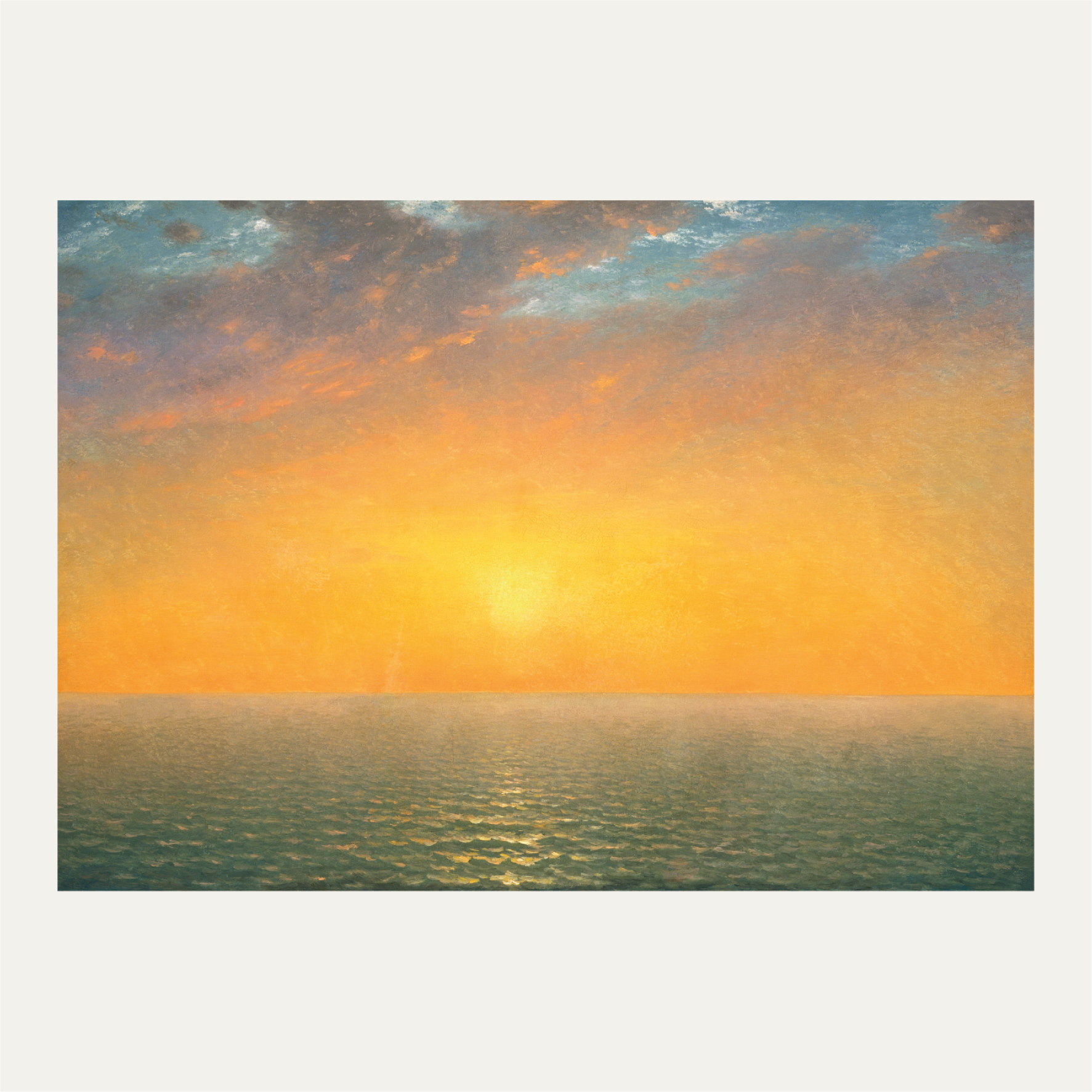Sunset on the Sea