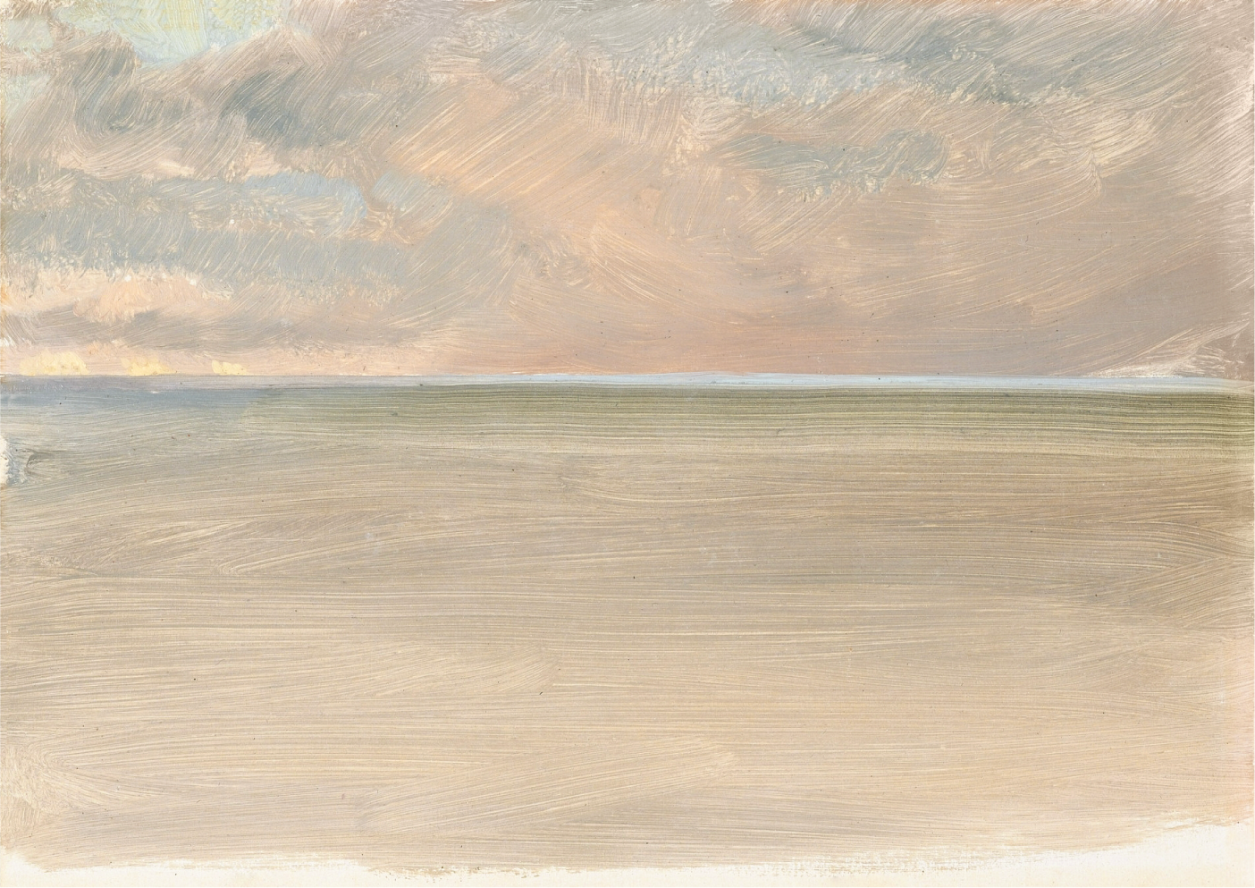 Seascape with Icecap in the Distance