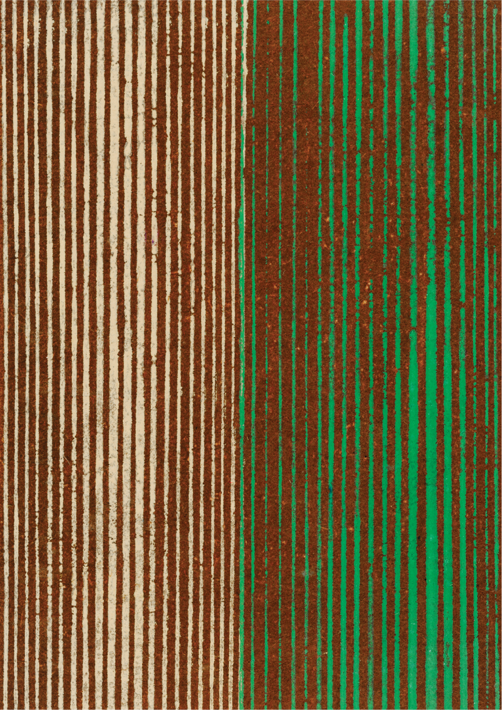 Brown vintage woodblock print (1904)