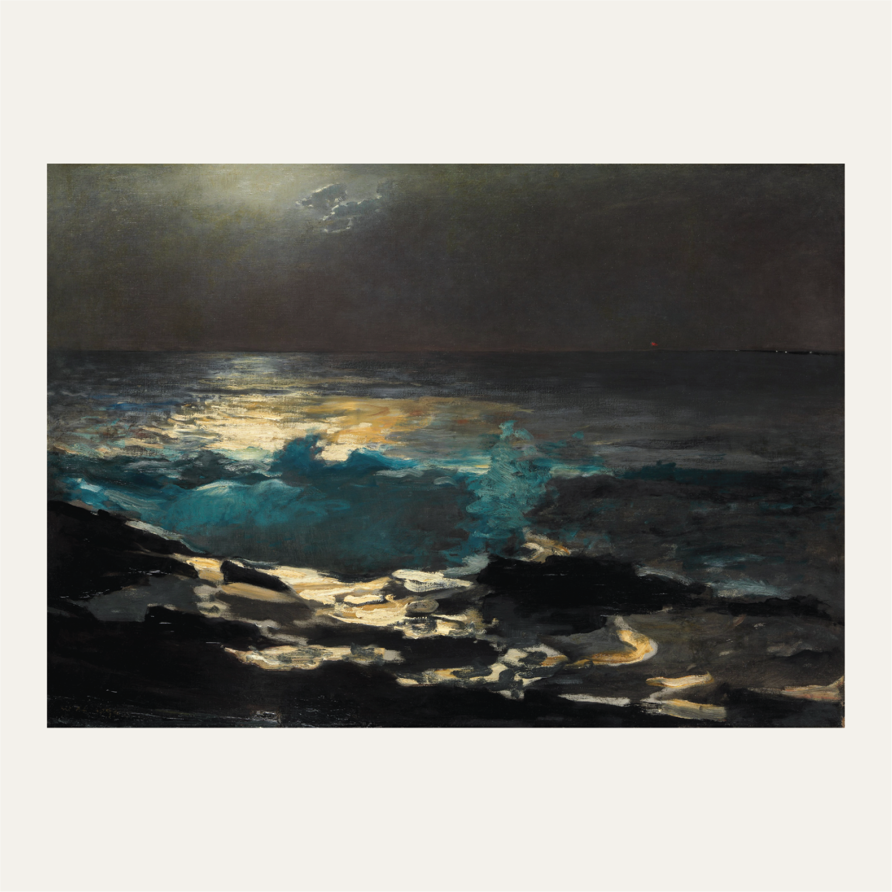 Moonlight, Wood Island Light