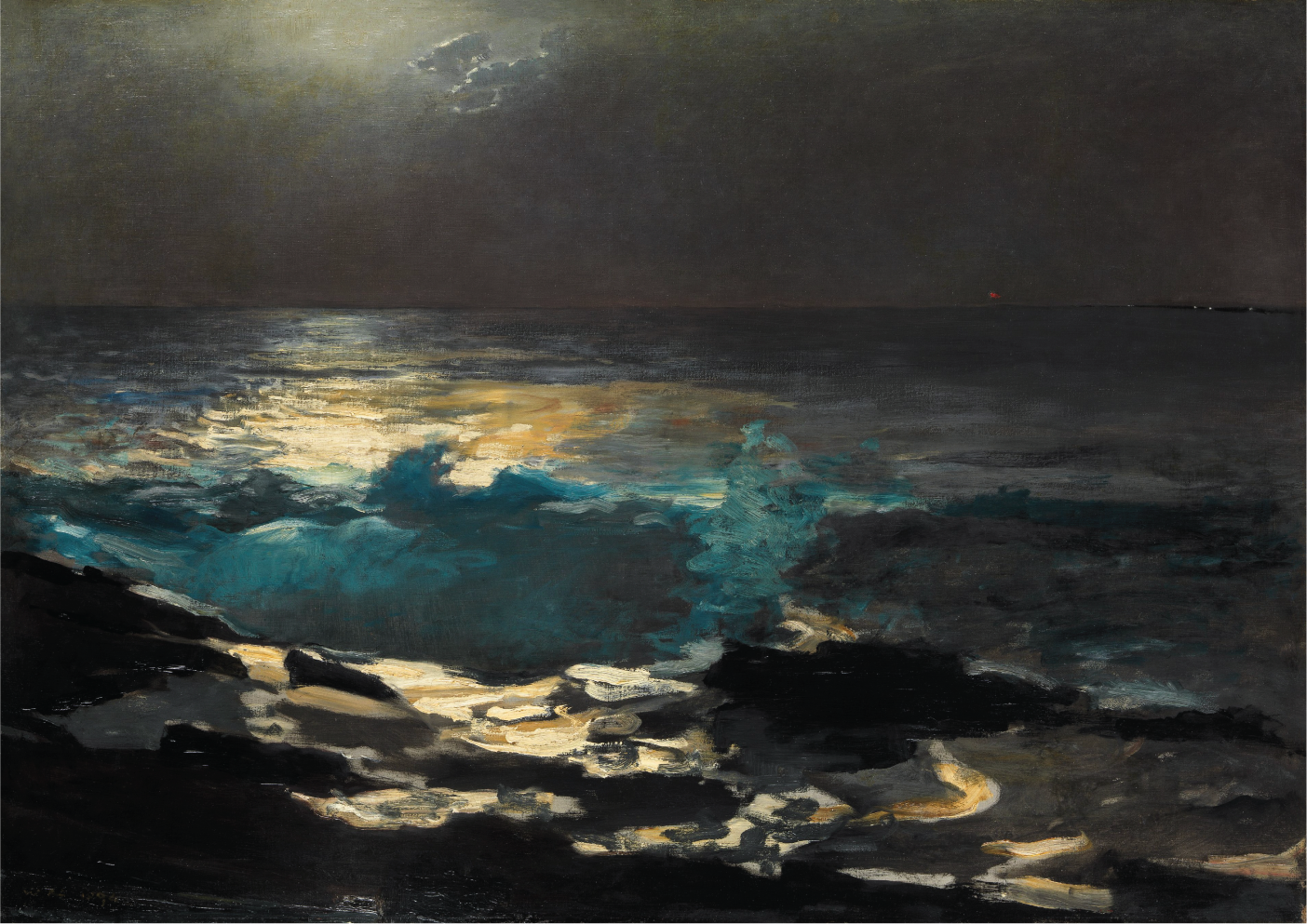Moonlight, Wood Island Light