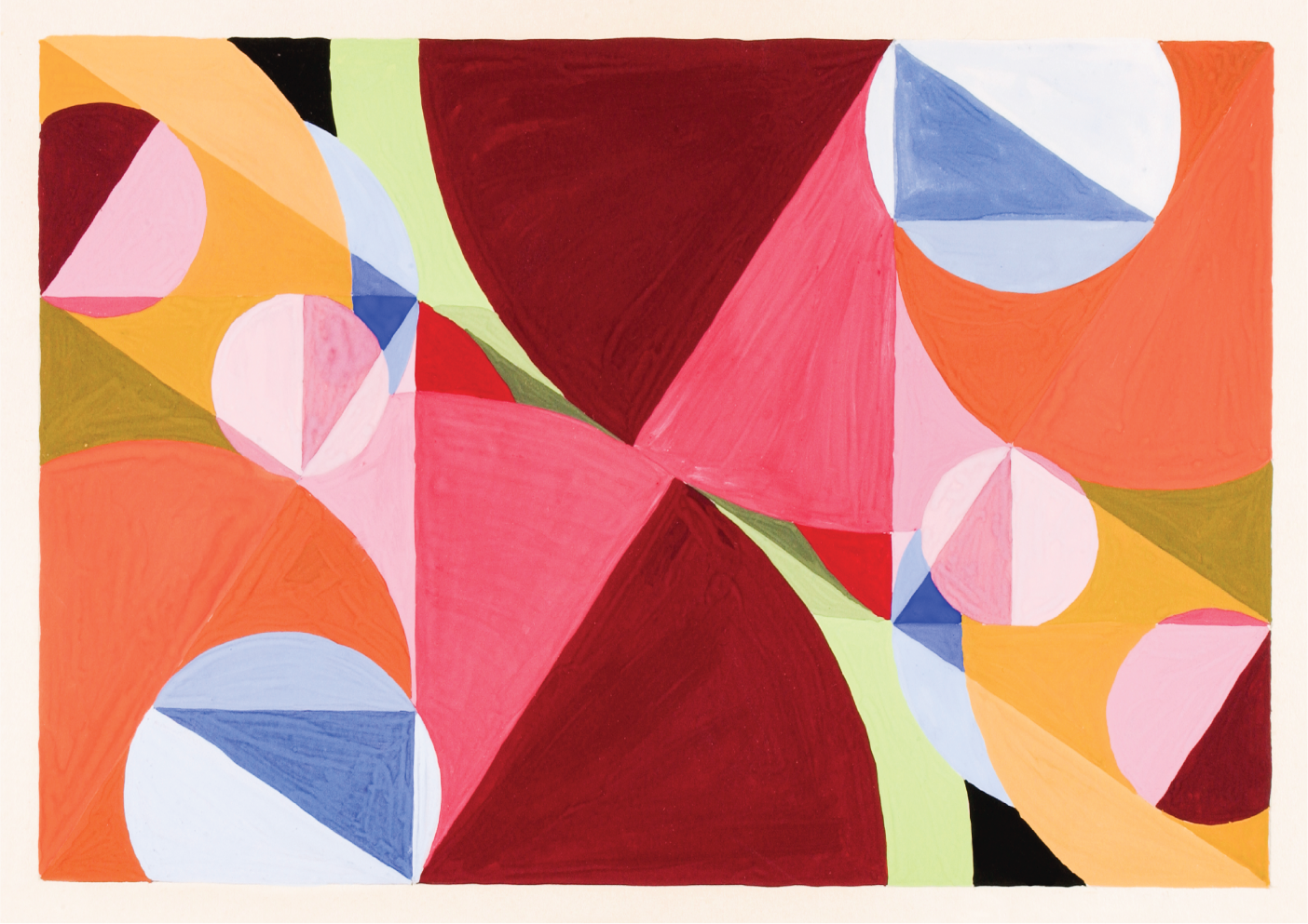 Area Broken by Perpendiculars