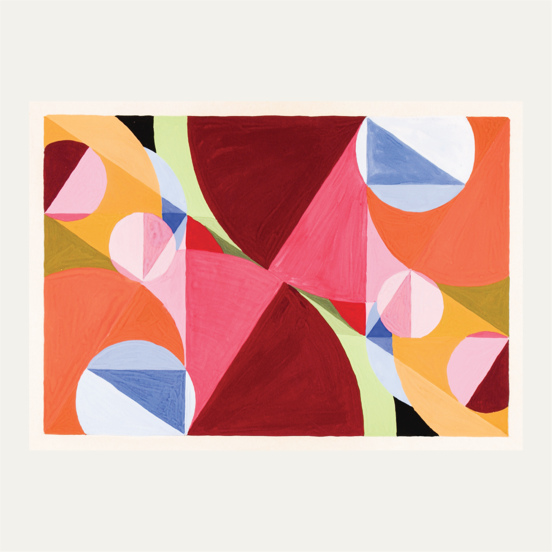 Area Broken by Perpendiculars