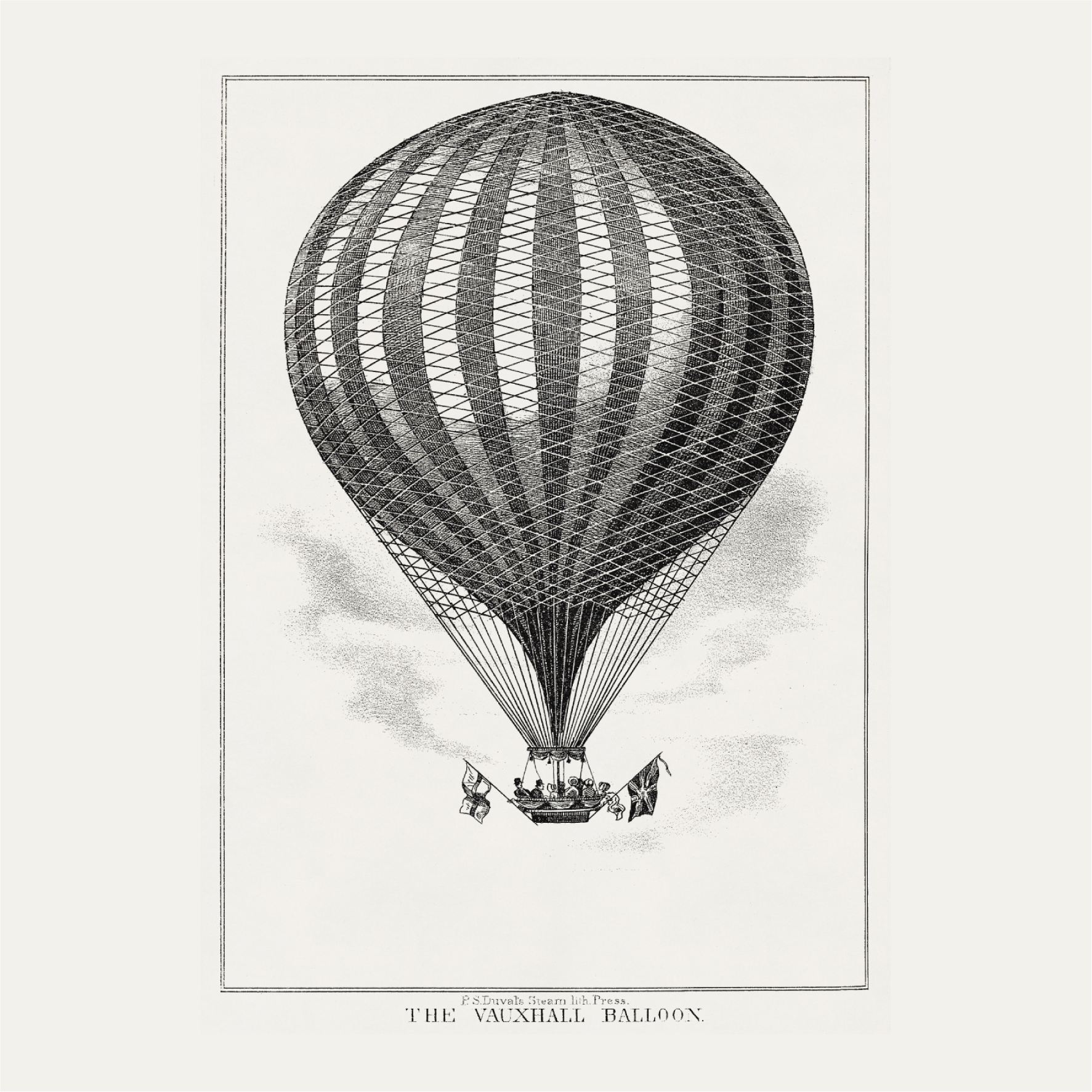 The Vauxhall balloon from a system of aeronautics