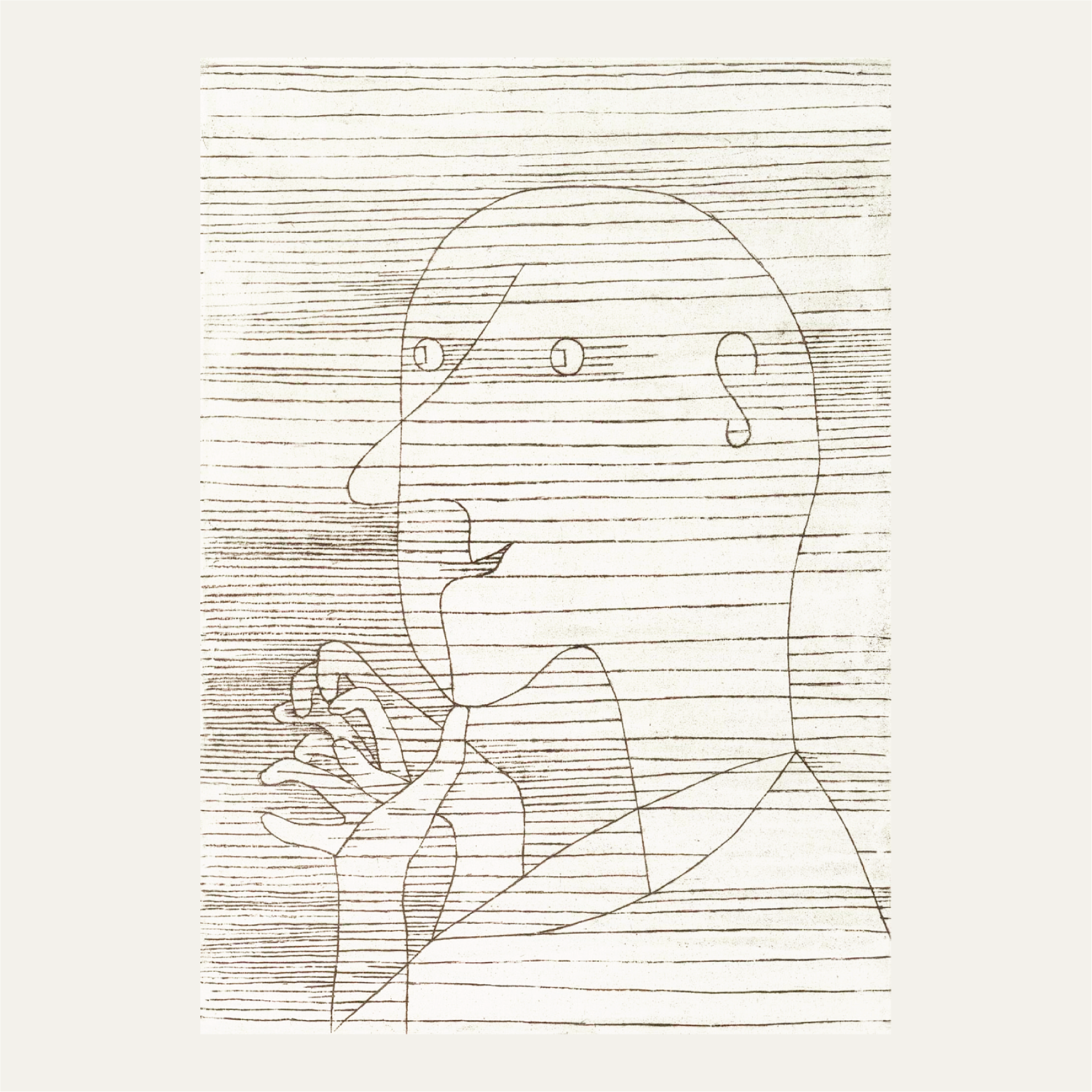 Old Man Counting on his Fingers
